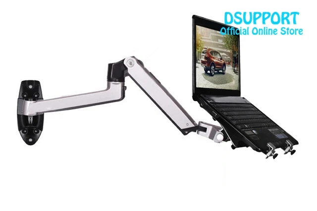 Aluminum Alloy Mechanical Spring Arm Wall Mount Laptop Holder Full Motion Laptop Mount Arm Monitor Holder Laptop Stand