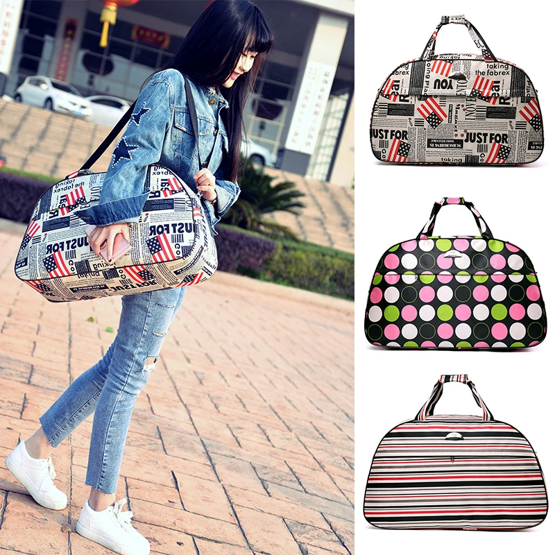 

2024 Summer Style Handbag Small Travelling Bag Luggage Duffle Bag Women Travel Bag Korean Casual Bolsa Feminina M Size