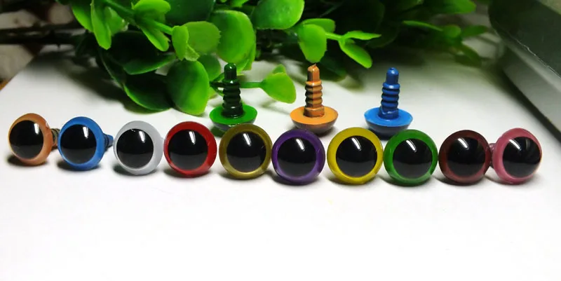 Free Ship 5-18mm Mixed Color Animal Eyes Safety Eyes-100pcs