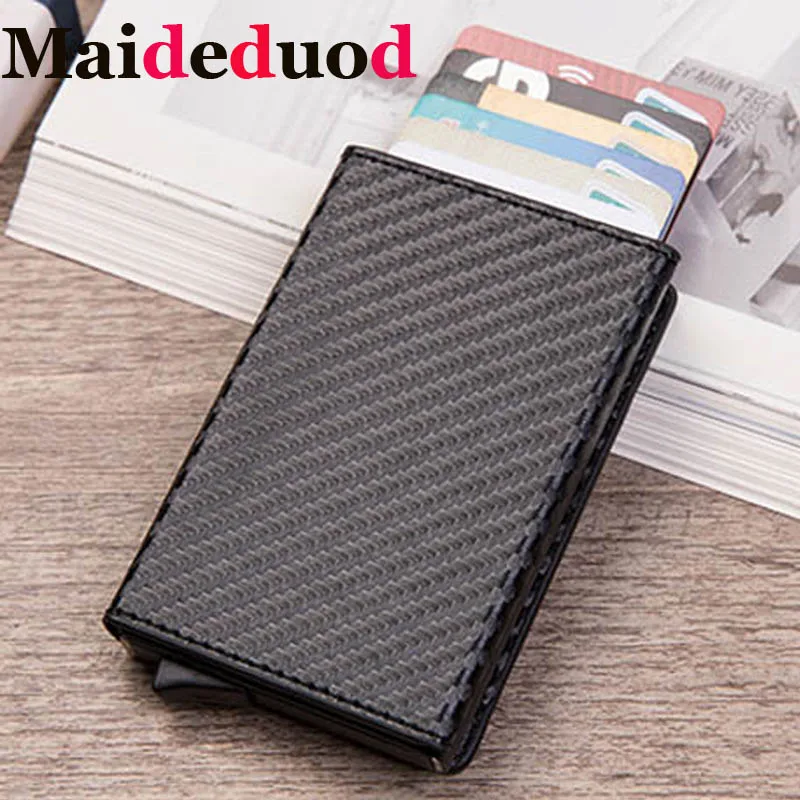 

NEW Fashion Card Holder Case ID Metal Credit Card Holders With RFID Business Aluminum Wallet for Credit Card Free shipping