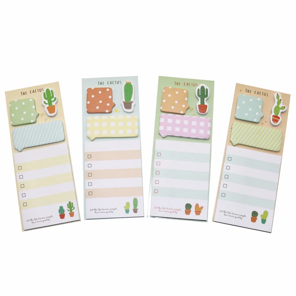 Kawaii Paper Sticky Notes Creative Notepad Memo Pads Office School Stationery Adhesive Stickers Posted it Sticky Note Pads