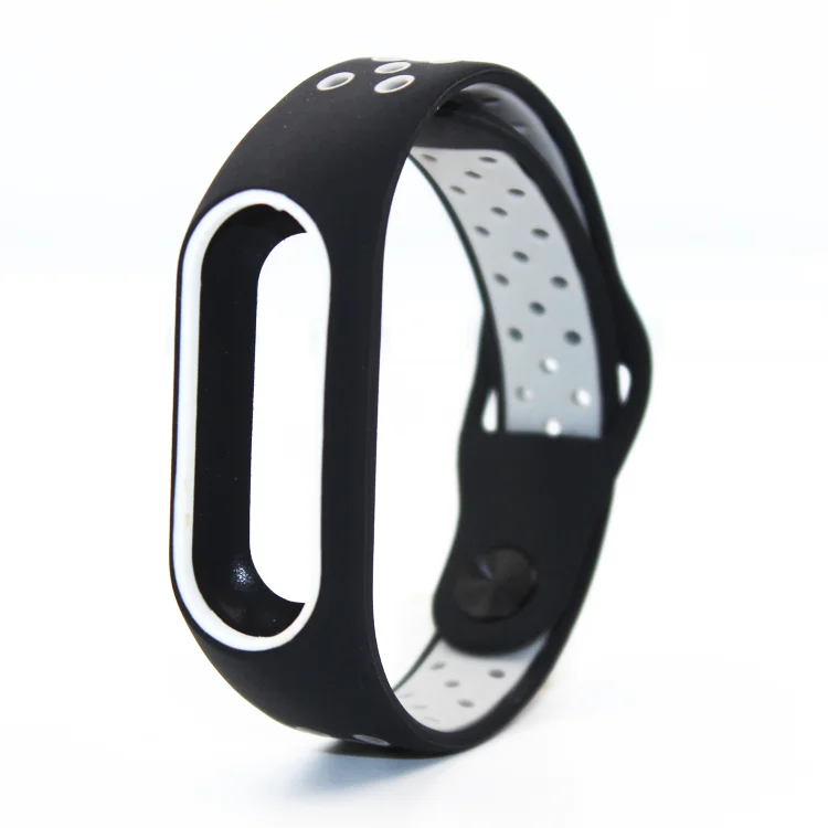 Zuczug xiaomi miバンド2ブレスレットシリコーンストラップカラフルなリストバンド交換smartbandアクセサリーmiバンド2ストラップ