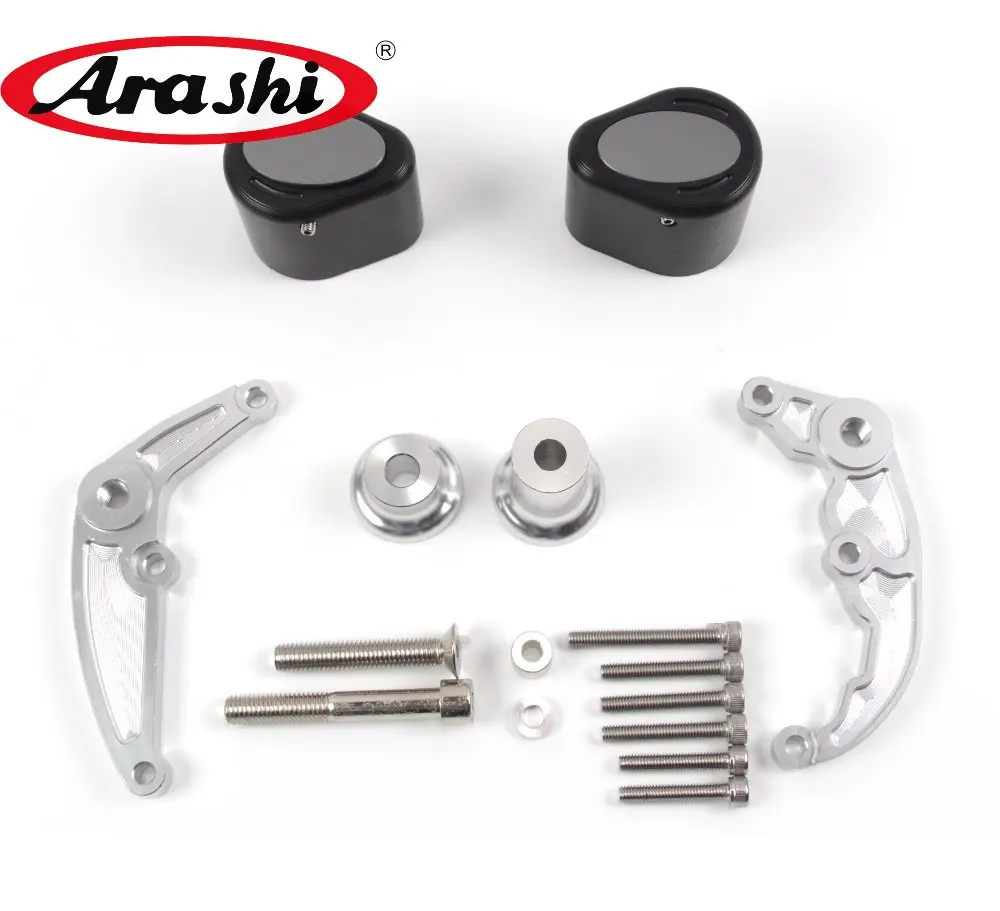 Arashi-tampa deslizante de proteção do motor, para honda cbr 600rr 07-11 cnc, 600 rr 2007, 2008, 2009, 2010, proteção em caso de queda