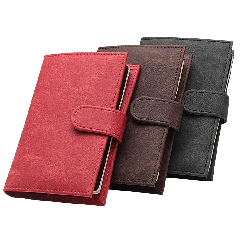 

2020 New RFID Blocking Passport Cover Case Retro Style Buckle pu leather card holder bag travel