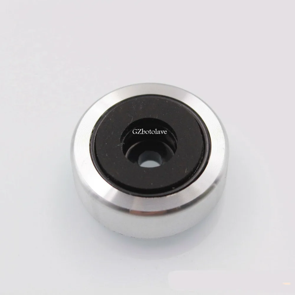 4PCS 30*11 คลาสสิกเงิน/ทองอลูมิเนียมเครื่องขยายเสียงลำโพงDampingแผ่นคอมพิวเตอร์เครื่องฟุตฟรีเรือ