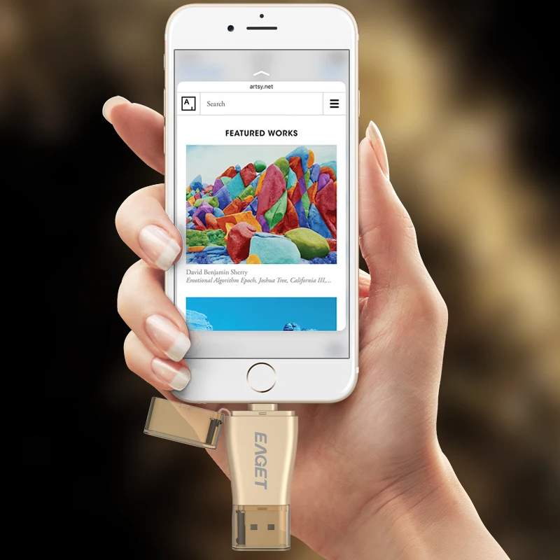 EAGET I50 Für iPhone OTG USB 3,0-Sticks 32GB Kapazität Expansion Für iPhone/iPad/iPod, micro Pen Drive Für PC/MAC