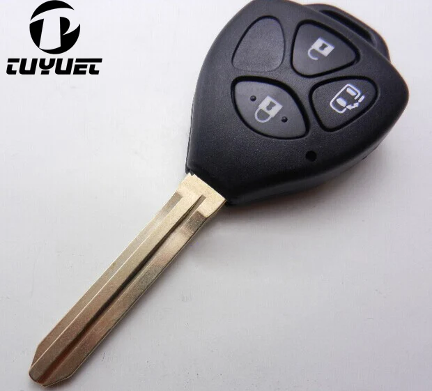 3 Button Remote Key Shell For Toyota Camry(Band Open A Door Button) Car Key Case Hongkong Taiwan e.t.c Using