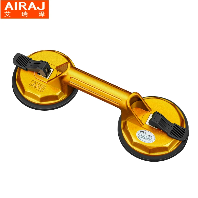 AIRAJ Tile Glass Lifter Suction Cup Glass Sucker Repair Mover Tool Dent Remover Puller Flooring Sucker High Quality Rubber