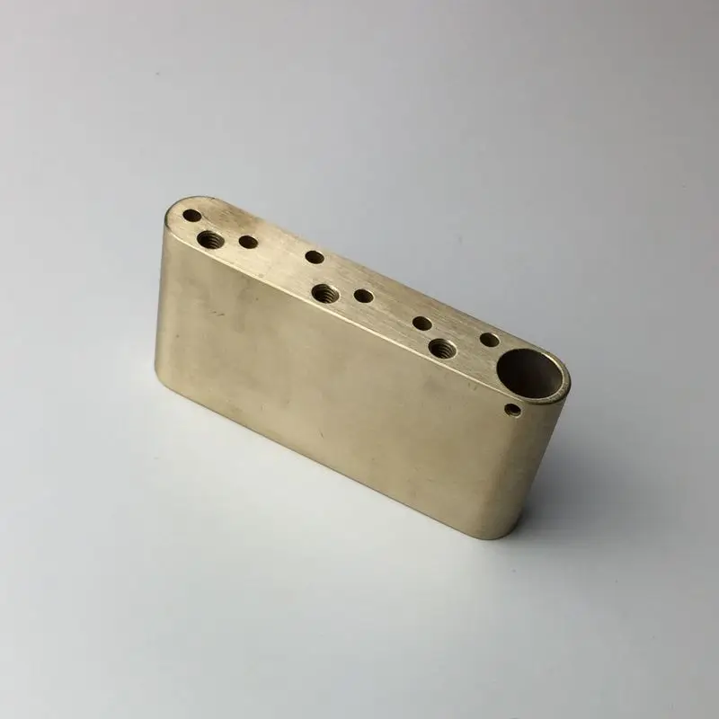 1 Piece Guitar Bridge Brass Block For Electric Guitar Tremolo System Bridge For Wilkinson WV6, WVP, WVP6 Guitar Bridge