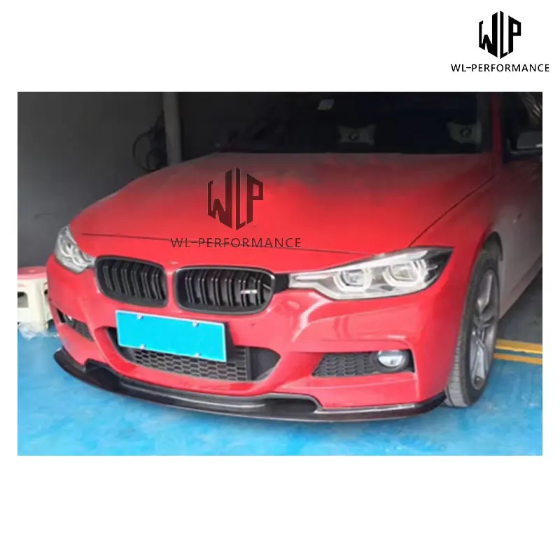 F30 F35 MT High Quality Carbon Fiber Front Lip Splitter Car Styling Fit For BMW 3 Series F30 F35 2012-UP 320i 328i 335i