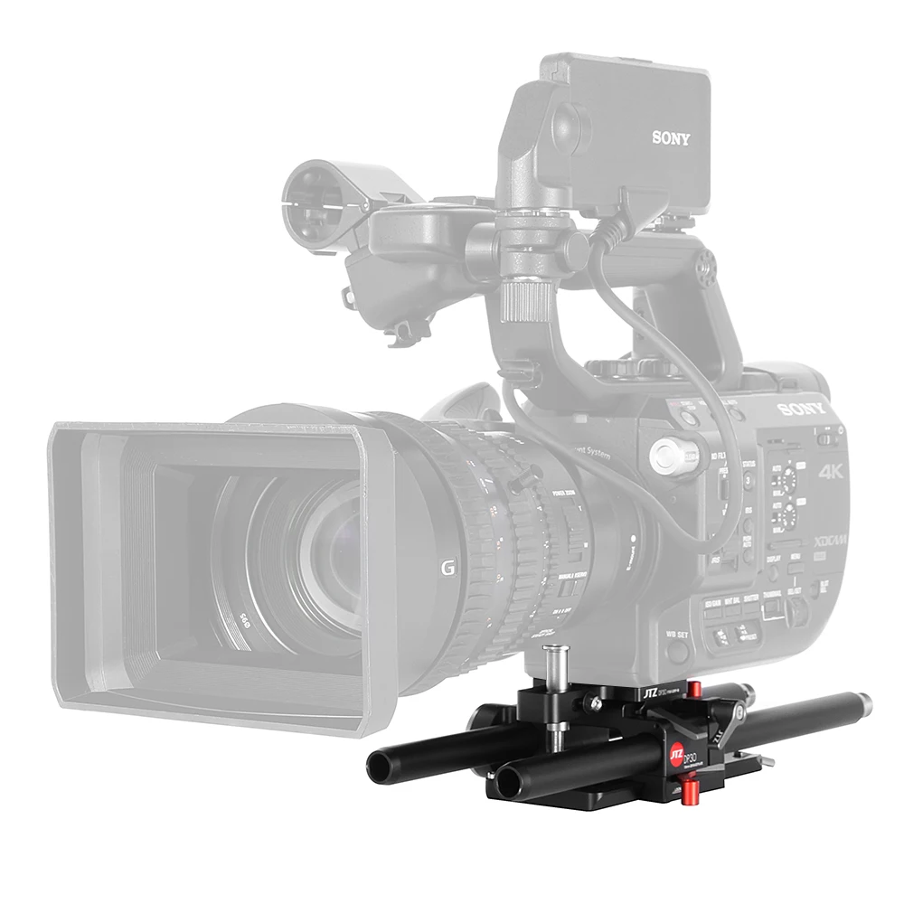 JTZ DP30 Camera Baseplate Shoulder Support Rig 15mm Rod KIT For SONY FS5 PXW-FS5