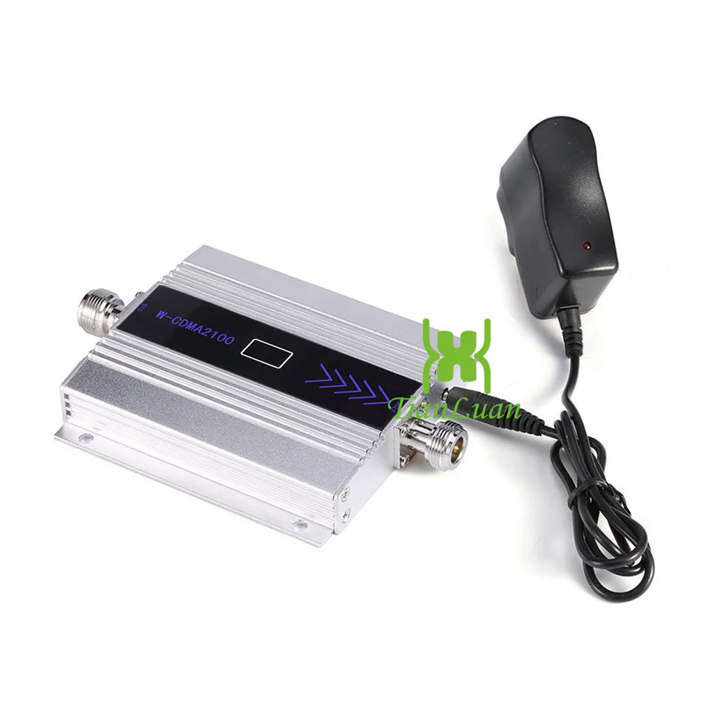 TianLuan 3G W-CDMA 2100MHz Mobile Phone Signal Booster 3G 2100 MHz UMTS Signal Repeater Cell Phone WCDMA Amplifier with Antenna