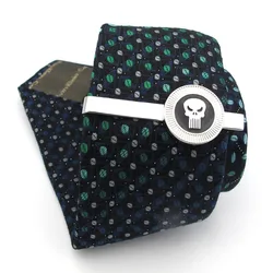 iGame Men's Tie Clips Quality Copper Material Punisher Design Free Shipping
