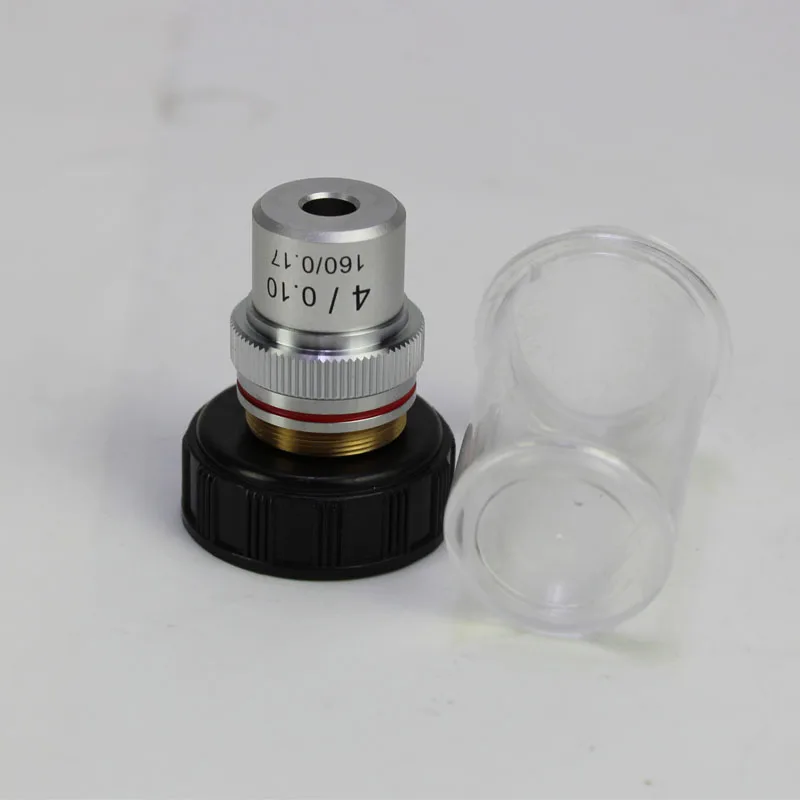 High Quality Microscope Objective 4X 10X 20X 40X 60X 100X Biological Microscope Objectives Lens Achromatic lens Accessories