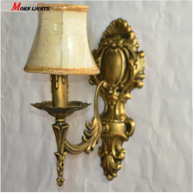 Antique Bronze Wall Sconce Light Fashion Bedroom Bedside Lamp Sconce Light Modern Antique