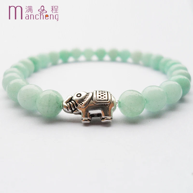 tiki fnaf по 1 грн все 6MM Natural blue Amazonite Stone Bracelet for Men Women Amazonite Beads Stone drunk Elephant Bracelets