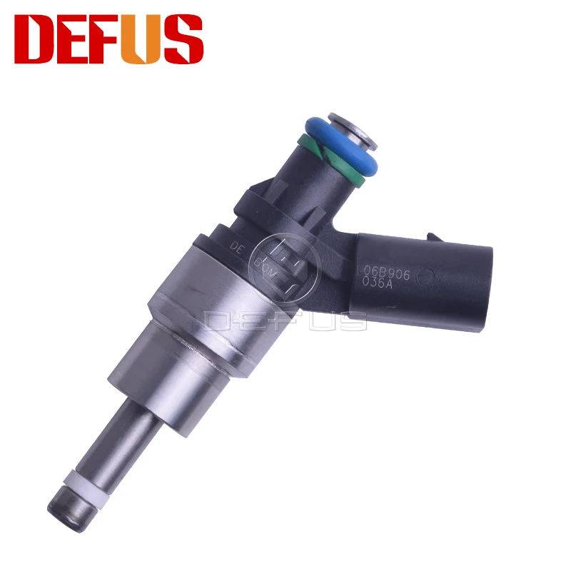 DEFUS 8pcs Bico Fuel Injector Nozzle OE 06B906036A For AUDI A3 2.0 FSI 06B 906 036 A Gasoline Petrol Injection Values Tested NEW