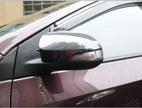 For Toyota C-HR CHR 2017 2018 Carbon Fiber Color Side Wing Door Mirror Cover Trim Car Styling Tuning Accessories 10 best sales toyota chr styling - №1
