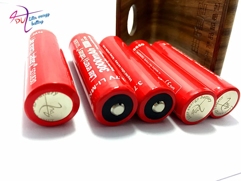 

Laptop Batteries 8PCS New Original Liter energy battery 18650B SD18650 Rechargeable Li-ion battery 3.7V 3000mAh