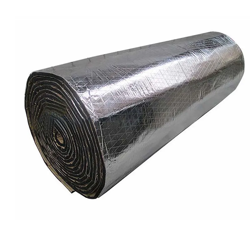 

2 Roll 100X50cm Car Noise Sound Proofing Deadening Insulation Heat 10mm Foam Glass Fibre Auto Interior Accessories