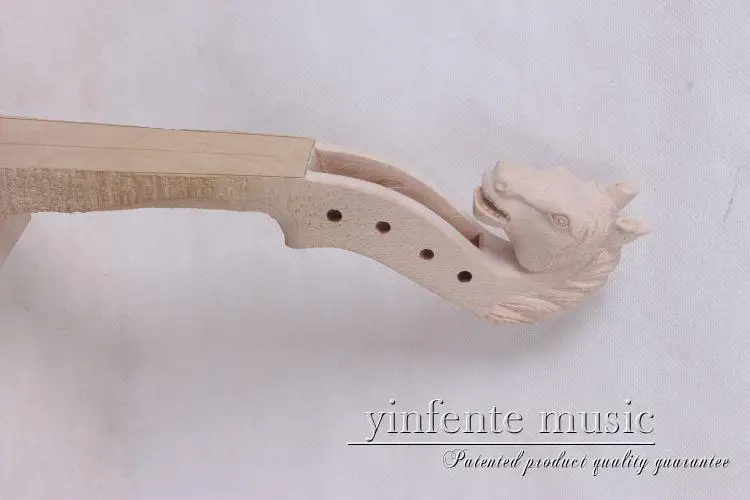 new 4/4 Violin Neck New hand carved white 1 pcs 2-7  #