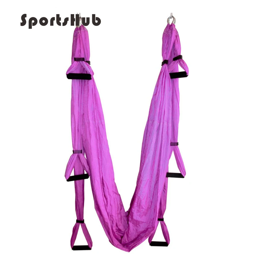 SPORTSHUB Anti-Gravity Yoga Belts Strength Decompression Yoga Hammock Inversion Gym Strap YogaSwing EF0012