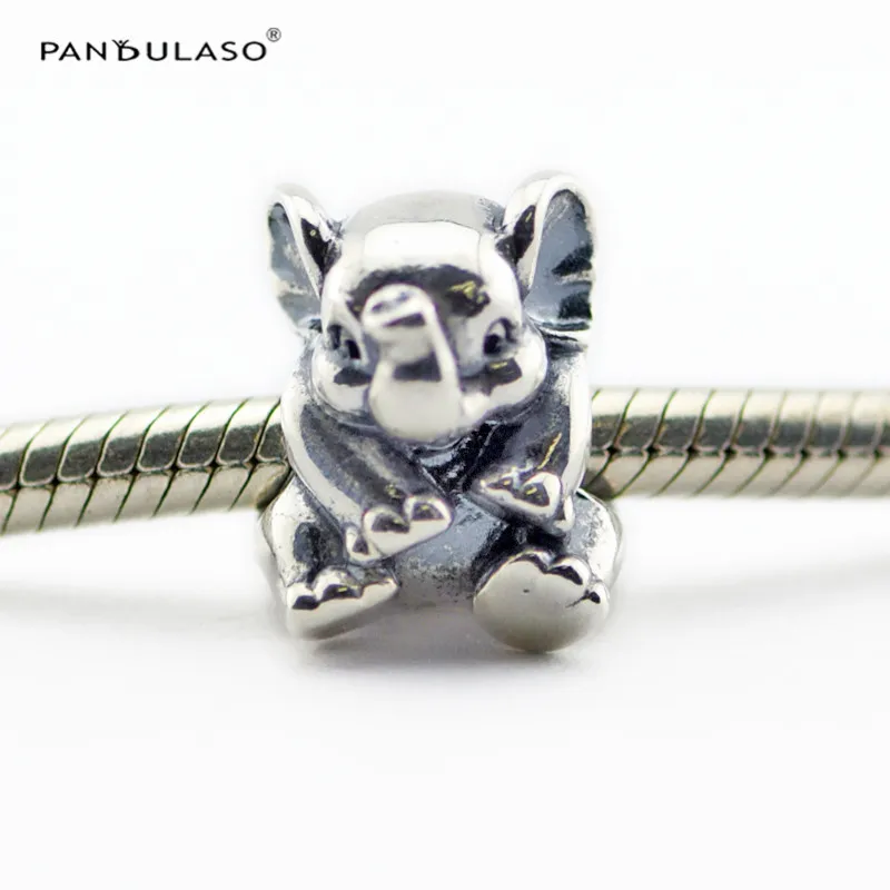 

Lucky Elephant Animal Charm Fits Charms 925 Silver Original Bracelets For Woman Diy Silver Beads For Jewelry Making