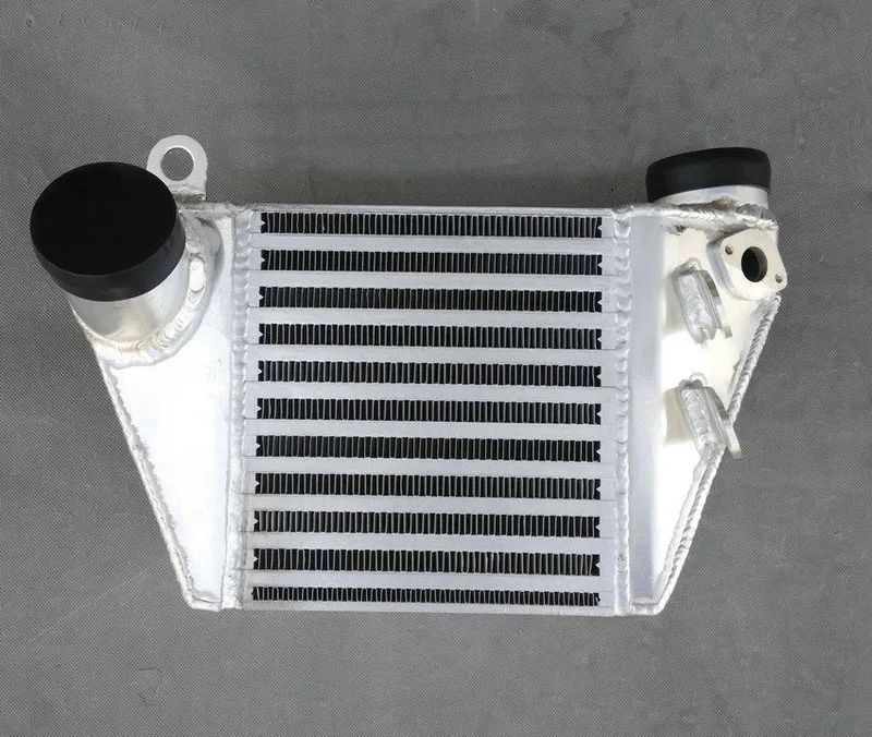 Side Mount Aluminum Intercooler +FAN FOR Volkswagen GOLF BORA Polo Vivo MK4 AUDI A3 8L 1.8T 1.9TDI ASZ Engine Diesel SEAT Toledo