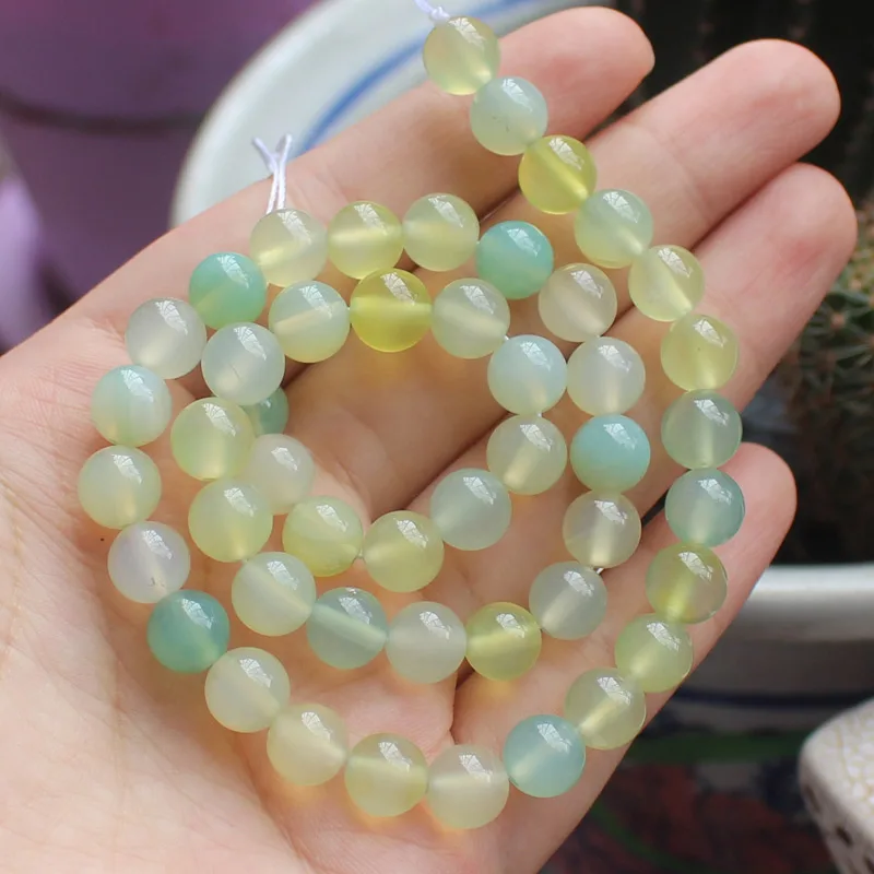 Multi-Color Green Agates Loose Beads 15\