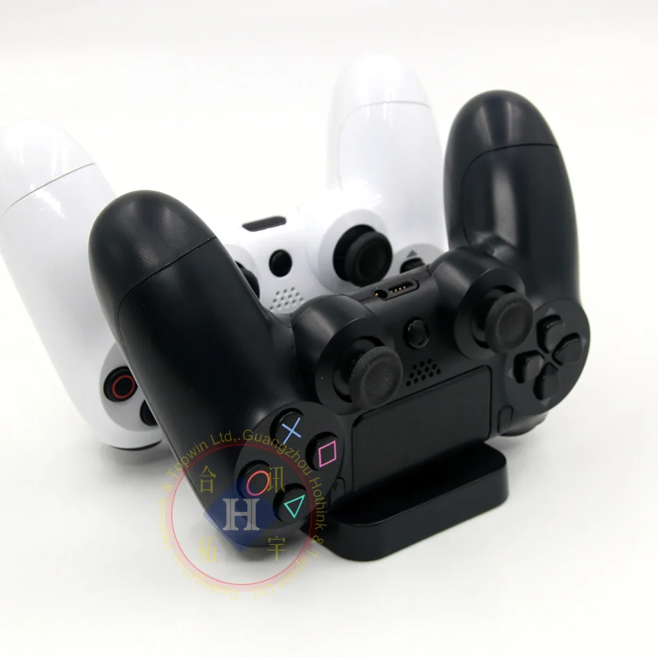 Двойная зарядная док-станция HOTHINK, зарядная док-станция USB, подставка для контроллера PS4 / PS4 Slim / PS4 Pro, аксессуары для геймпада dualshouck 4