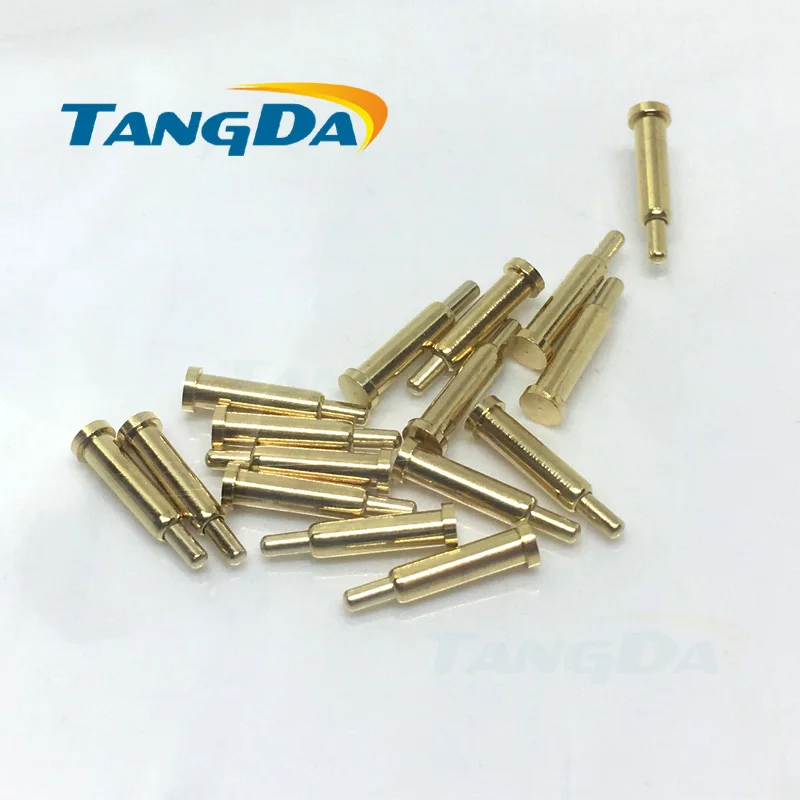 

Tangda 1000pieces 2*8mm D 2*8 spring probe PCB test pin High current Guide pin locating pin Pogo pin for charging connector A.