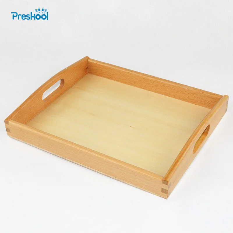 Baby Toy Montessori Wooden Small Tray Early Education Preschool Toys Brinquedos Juguetes