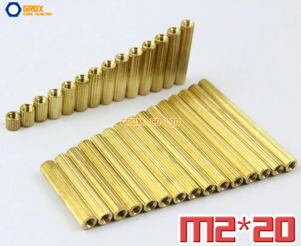 

150 Pieces Brass M2 x 20mm Female PCB Motherboard Standoff Spacer