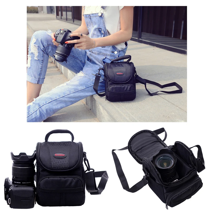 DSLR Camera Bag Case For Nikon D3400 D5500 D5300 D5200 D5100 Z6 Z7 Z7II Z8 Z5 shoulder bag