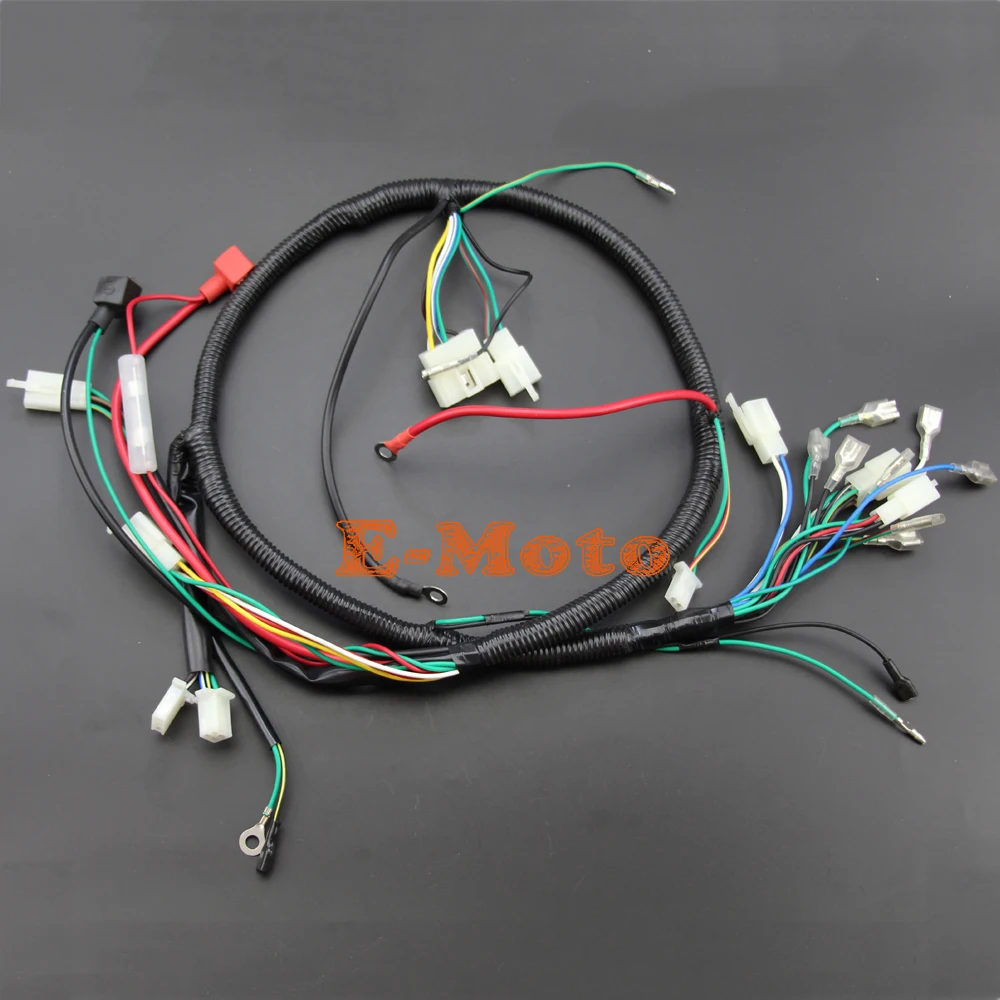 200CC 250cc QUAD COMPLETE ELECTRICS ELECTRICS Harness CDI IGNITION COIL D8EA Solenoid Rectifier Zongshen Lifan Loncin