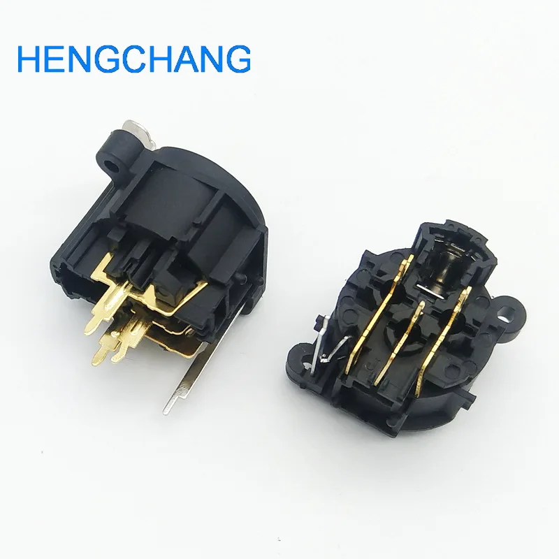 แชสซียึดแผงซ็อกเก็ตตัวเมีย XLR 3Pin 3Pin อะแดปเตอร์เชื่อมต่อ XLR