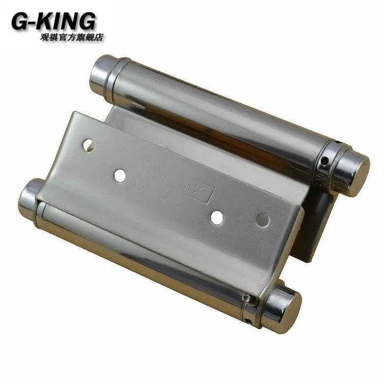 Promotion spring hinge free door hinge bidirectional sliding door spring 5 inch inside and outside door accessories