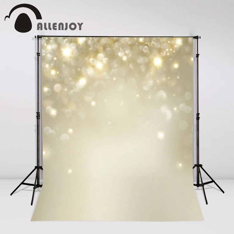 Allenjoy photocall glitter kulissen golden glänzenden flecken einfarbig bokeh hintergrund foto studio fotografie photophone vinyl