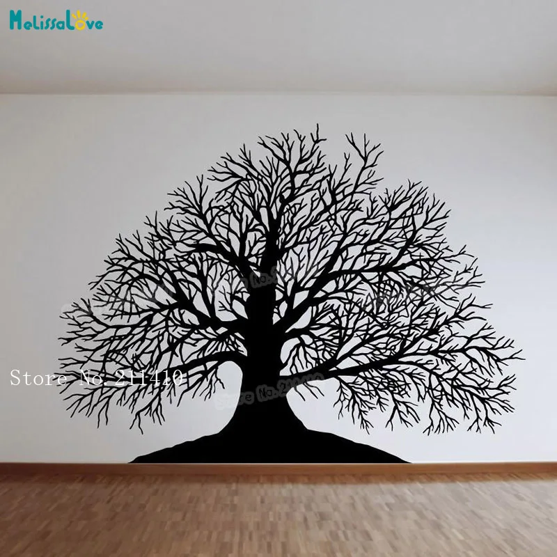 

Winter Tree Wall Sticker 3d Large Vinilos Paredes Home Decoration For Living Room Bedroom Self-adhesive Art Murals Gift YT231