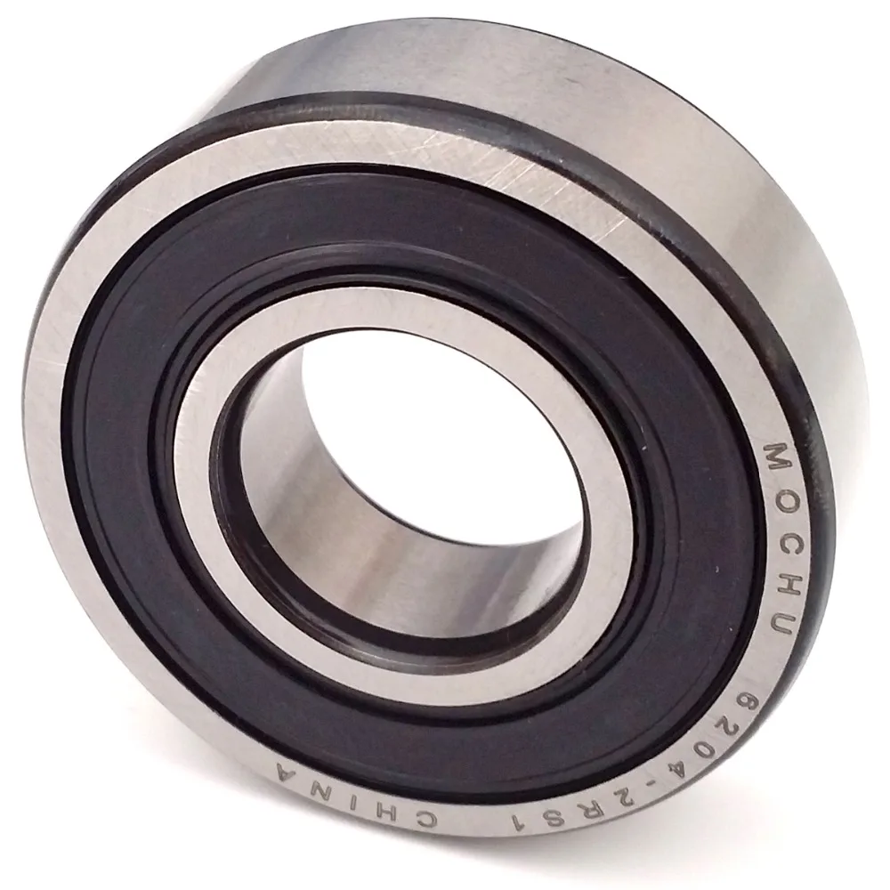 1pcs Bearing 6204 6204RS 6204-2RS1 6204-2RS 20x47x14 MOCHU Shielded Deep Groove Ball Bearings Single Row High Quality