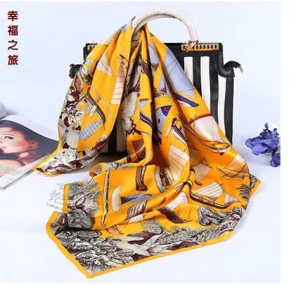 

somber-toned 100% mulberry silk manual edge abstract design big square scarf silk scarves