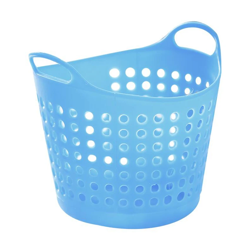 Mini Desktop Storage Basket Creativity Fashion Hollow Toy Basket Plastic Table Sundries Trash Organizer Basket Pen Container