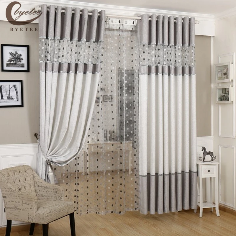 Custom Made Modern Curtain Thick Kitchen Blackout Curtains For Living Room Fabrics Living Room Curtain Bedroom Cortinas