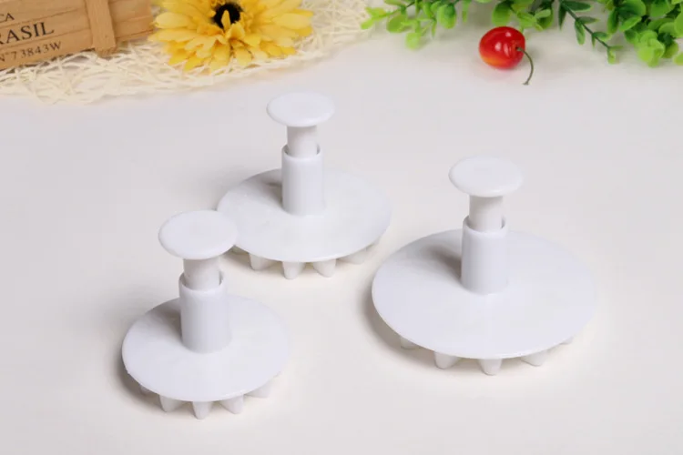 Special Low 3pcs/set Sun Flower Fondant Sugarcraft Cake Cookie Plunger Cutter Decorating Tool D772