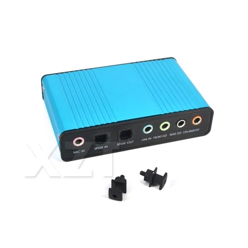 Imagen 1 del producto Tarjeta de sonido USB 2,0, controlador SPDIF de 6 canales, 7,1 y 5,1, 1 piezas