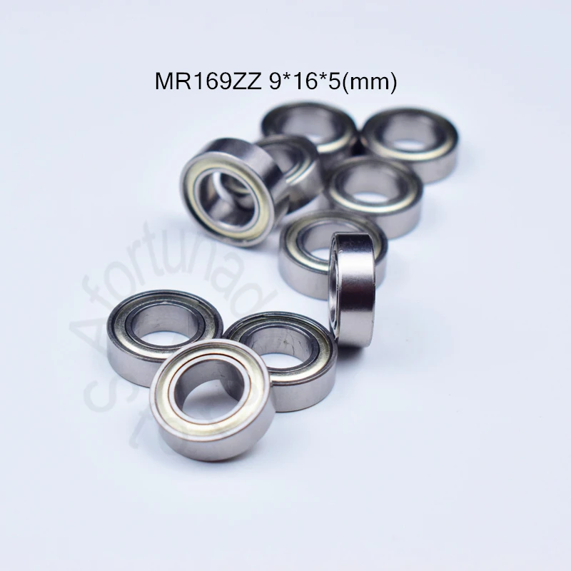 

MR169ZZ 9*16*5(MM) 10pieces bearing ABEC-5 bearing metal Sealed Miniature Mini Bearing MR169 MR169ZZ chrome steel bearings