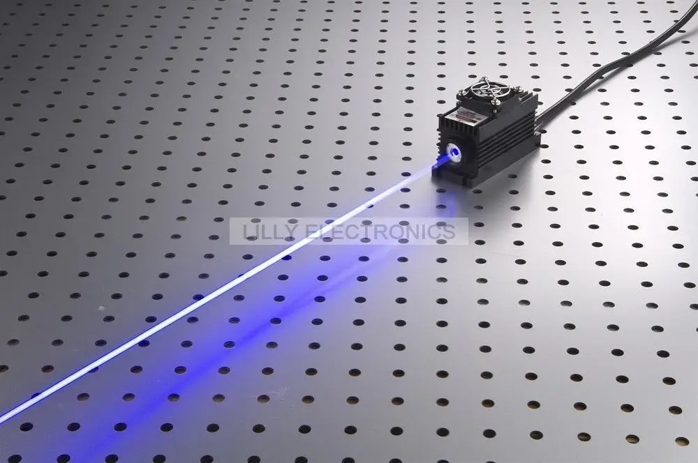 

Lab industrial lazer 70mW 445nm Blue Laser Dot Module TTL/Analog 0-30KHZ TEC Cooling 85-265V