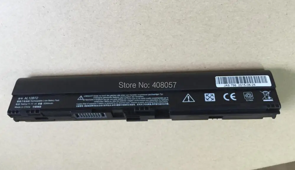 6cell battery for ACER Aspire One 725 Series C710 V5-171 756 AL12A31 AL12B31 AL12B32 AL12X32