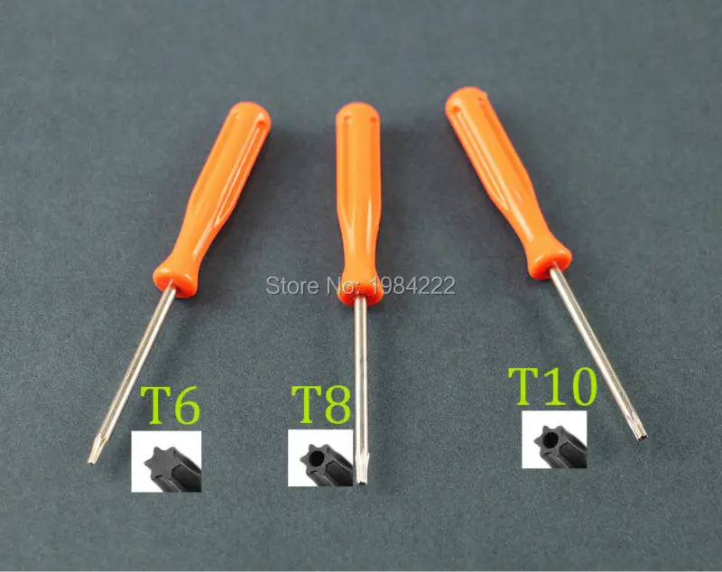 100pcs/lot Wireless Practical Controller Slim T6 T8 T10 Screwdriver DIY Tool Torx Driver for PS3 XBOX360 XBOX ONE