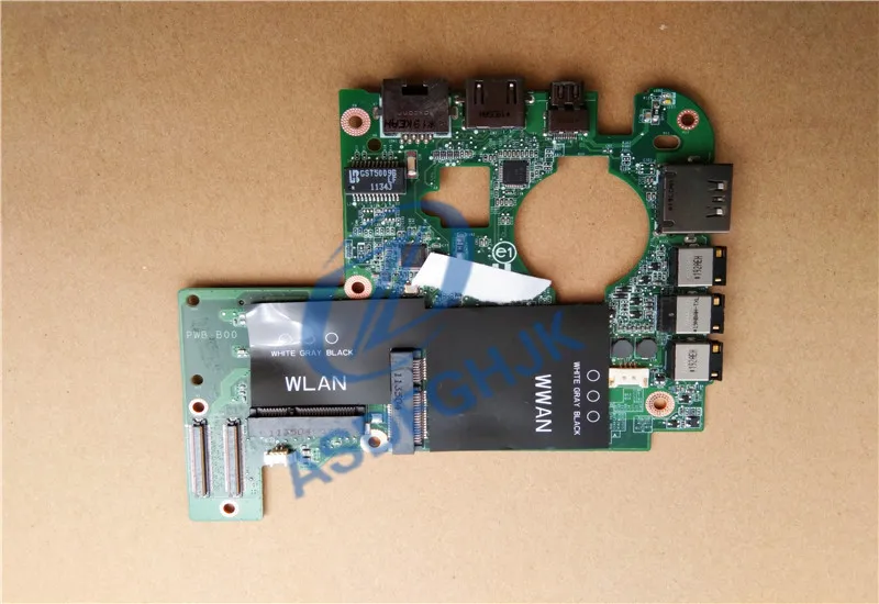 original  For Dell For XPS 17 L701X L702X HDMI eSATA Ethernet WIFI Riser Board H8GW8 0H8GW8 DAGM7CPI8B0 100% Test ok